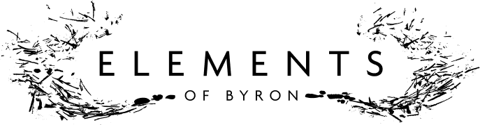 elements of byron logo black