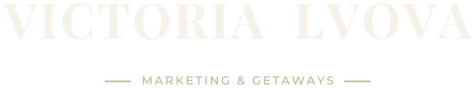 Victoria Lvova - Marketing & Getaways